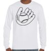 T-Shirt Hammer Manches Longues de Marque Gildan Vignette