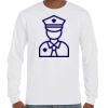 T-Shirt Hammer Manches Longues de Marque Gildan Vignette